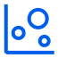 Chart bubble icon